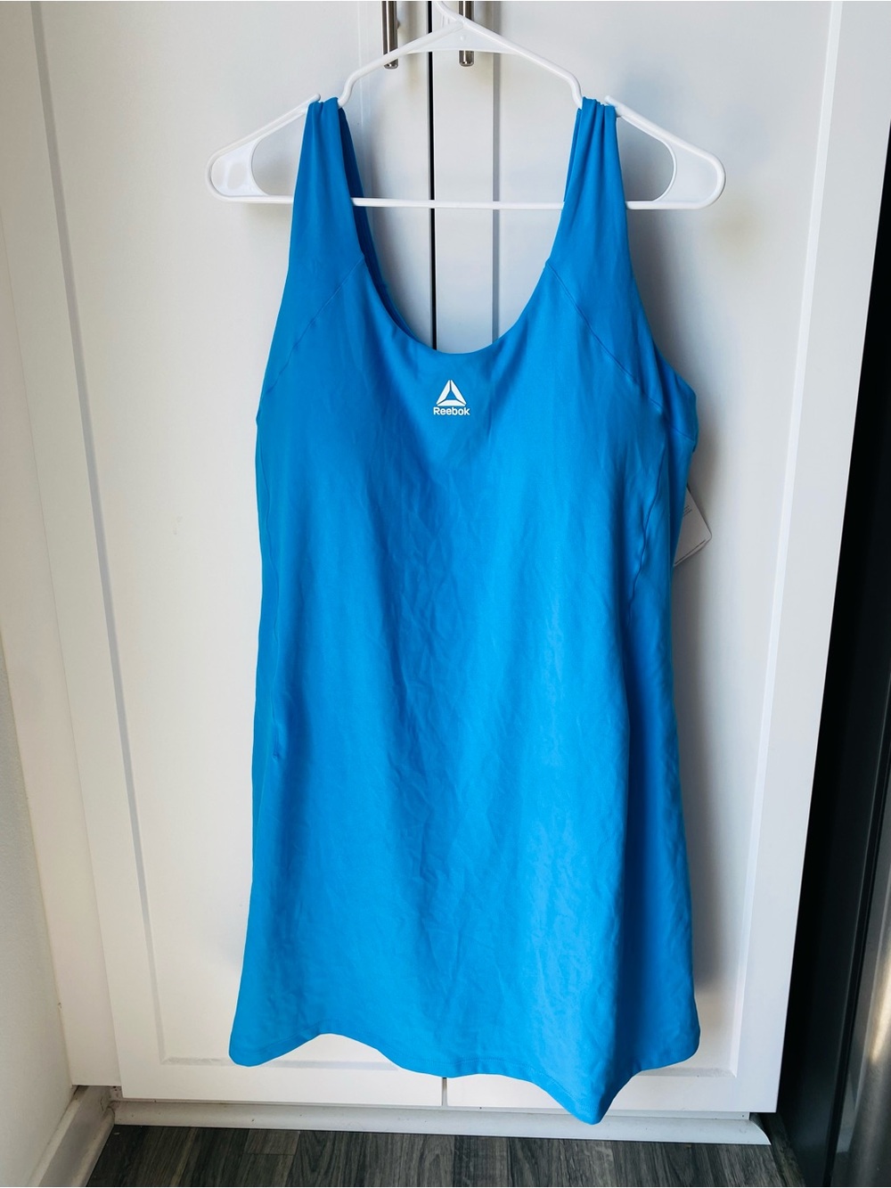 Reebok womens XXL bright blue romper tennis workout dress